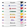 Silhouette Retractable Ball Point Pen with Black Writing Ink